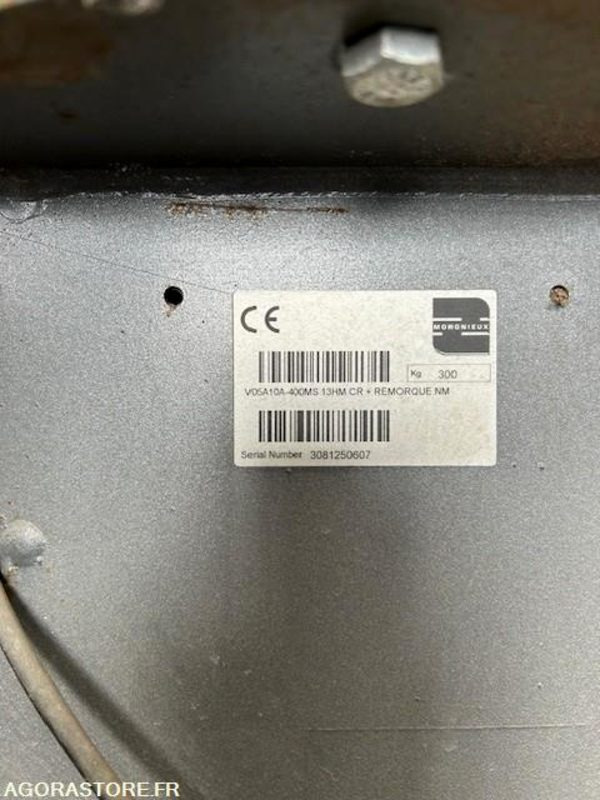 ASPIRATEUR A FEUILLES MORGNIEUX SUR REMORQUE ECIM - Máy hút bụi công nghiệp: hình 4 ASPIRATEUR A FEUILLES MORGNIEUX SUR REMORQUE ECIM - Máy hút bụi công nghiệp: hình 4