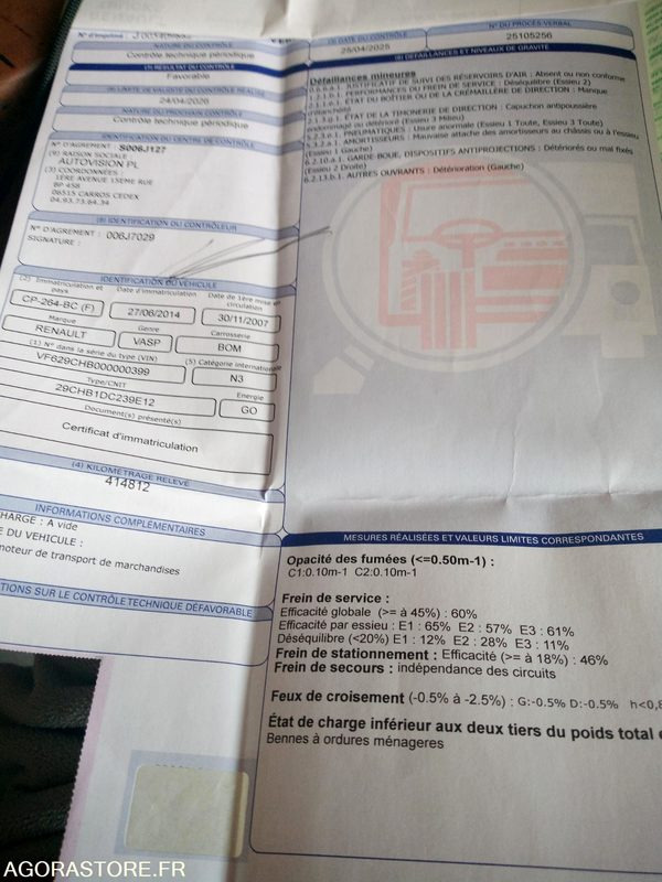 Cho thuê  Bom Renault 320DXI Bom Renault 320DXI: hình 12