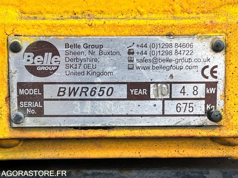 COMPACTEUR À MAIN BELL GROUP BWR650 - 2010 - Máy lăn: hình 5 COMPACTEUR À MAIN BELL GROUP BWR650 - 2010 - Máy lăn: hình 5