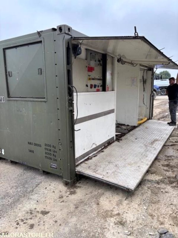 CONTENEUR AMPLIROLL 20 PIEDS AMENAGE AVEC GROUPE ELECTROGENE 130 KVA - Xe tải nâng móc: hình 2 CONTENEUR AMPLIROLL 20 PIEDS AMENAGE AVEC GROUPE ELECTROGENE 130 KVA - Xe tải nâng móc: hình 2