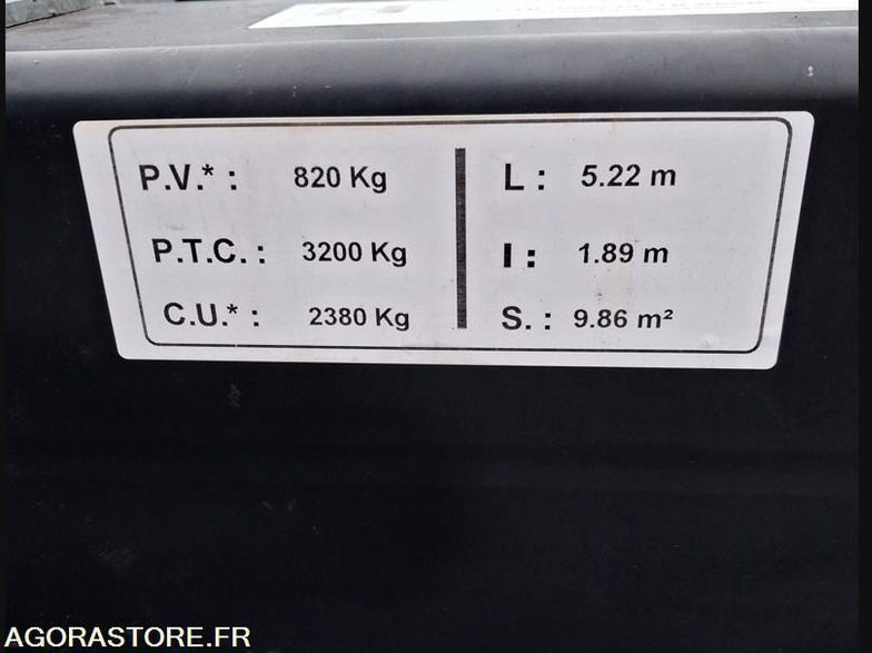 Citerne à eau 2000 litres sur remorque - Trang thiết bị vườn: hình 3 Citerne à eau 2000 litres sur remorque - Trang thiết bị vườn: hình 3