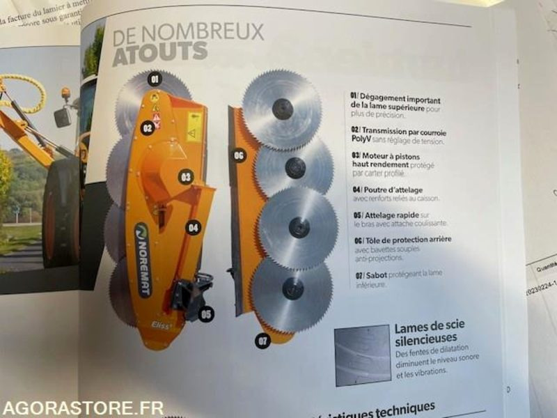 LAMIER ELISS 4EL V2 - Dàn băm cỏ/ Mulcher: hình 1 LAMIER ELISS 4EL V2 - Dàn băm cỏ/ Mulcher: hình 1