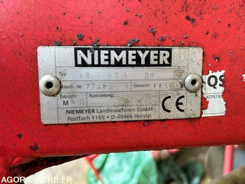 FANEUR NIEMEYER HR67.5DH - 2004 - Máy móc nông nghiệp: hình 2 FANEUR NIEMEYER HR67.5DH - 2004 - Máy móc nông nghiệp: hình 2