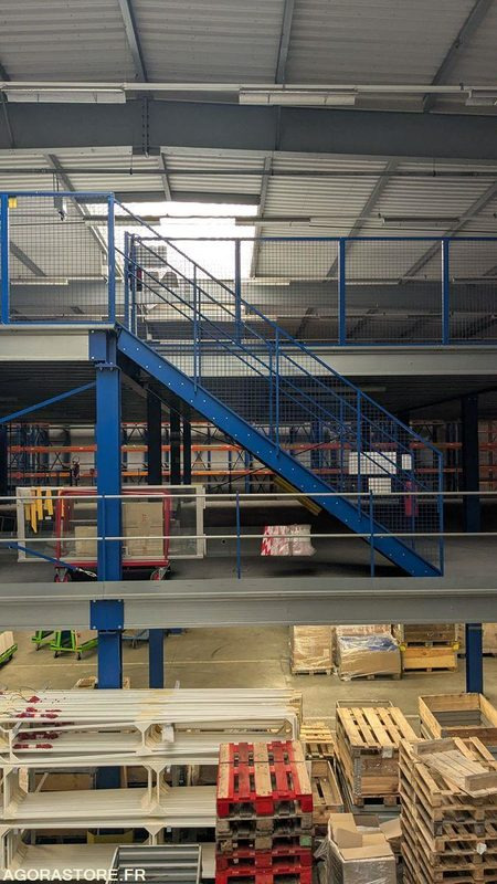 Dụng cụ/ Thiết bị Mezzanine métallique 2 niveaux: hình 12