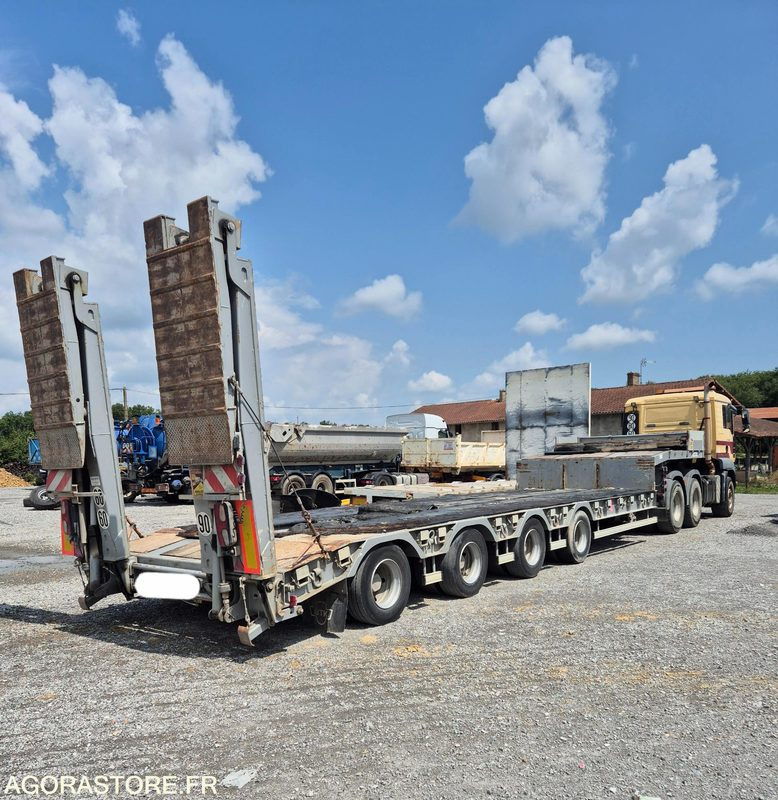 Porte engins 4 essieux - Rơ moóc thùng thấp: hình 2 Porte engins 4 essieux - Rơ moóc thùng thấp: hình 2