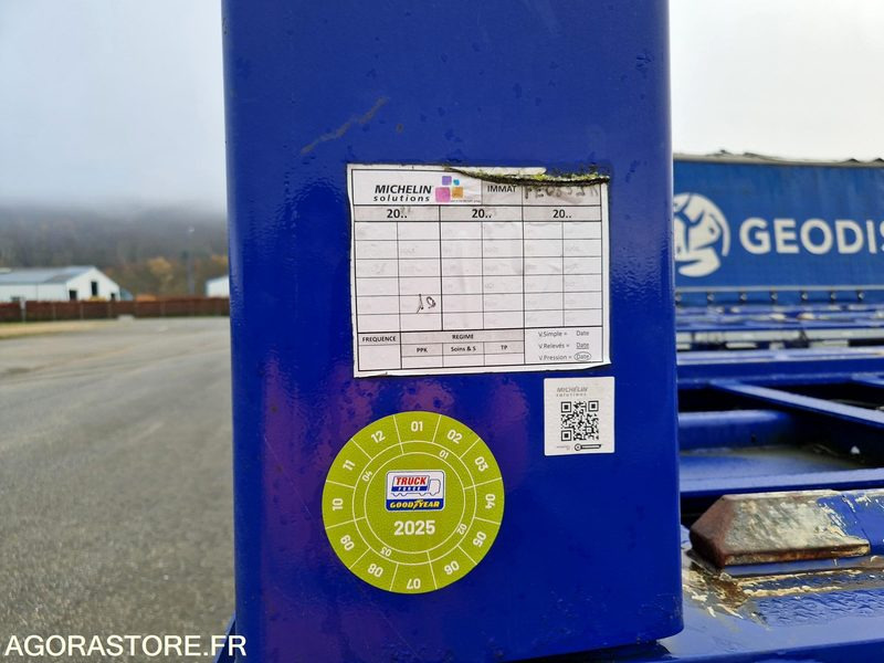 Sơ mi rơ moóc thùng lửng/ Phẳng Remorque plateau Asca S322DM - 2019 - FE065JK: hình 8