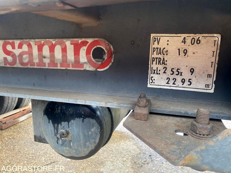 REMORQUE SAMRO PORTE CAISSON - Sơ mi rơ moóc: hình 3 REMORQUE SAMRO PORTE CAISSON - Sơ mi rơ moóc: hình 3