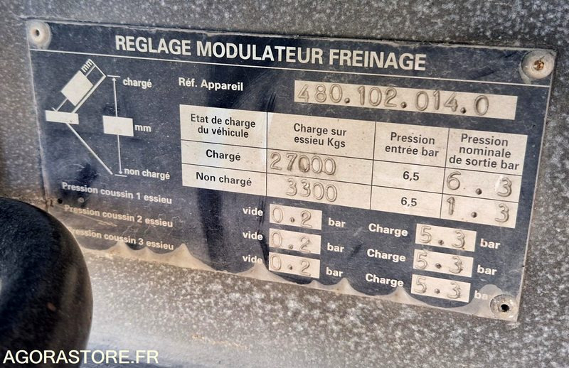 Remorque 3 essieux SAMRO - Sơ mi rơ moóc: hình 3 Remorque 3 essieux SAMRO - Sơ mi rơ moóc: hình 3