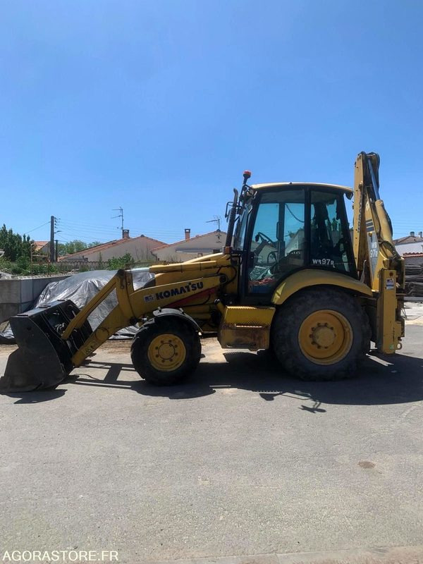 Máy xúc trước múc sau TRACTOPELLE | KOMATSU WB97R | 4358 heures: hình 6