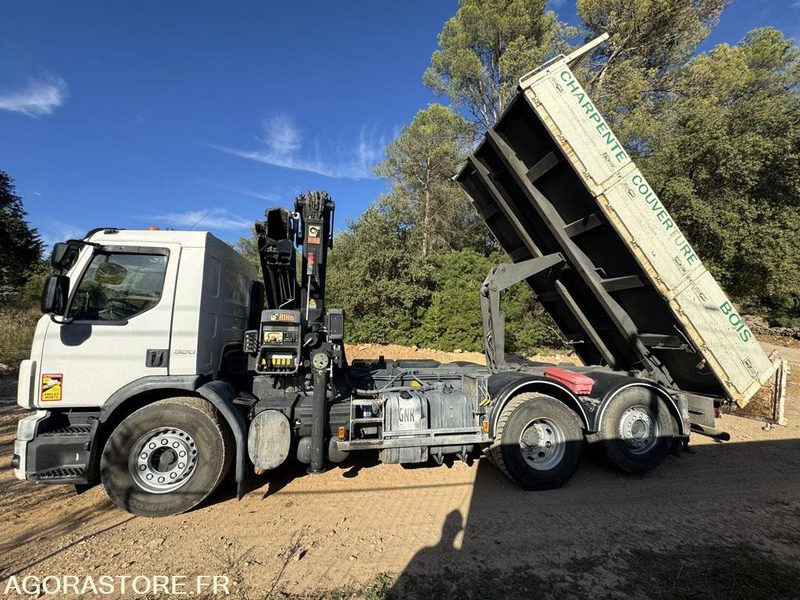 VOLVO 6x2 GRUE HIAB 244-E6 JIB 45X-3 - 2009 - 88 000km - Xe ben: hình 4 VOLVO 6x2 GRUE HIAB 244-E6 JIB 45X-3 - 2009 - 88 000km - Xe ben: hình 4