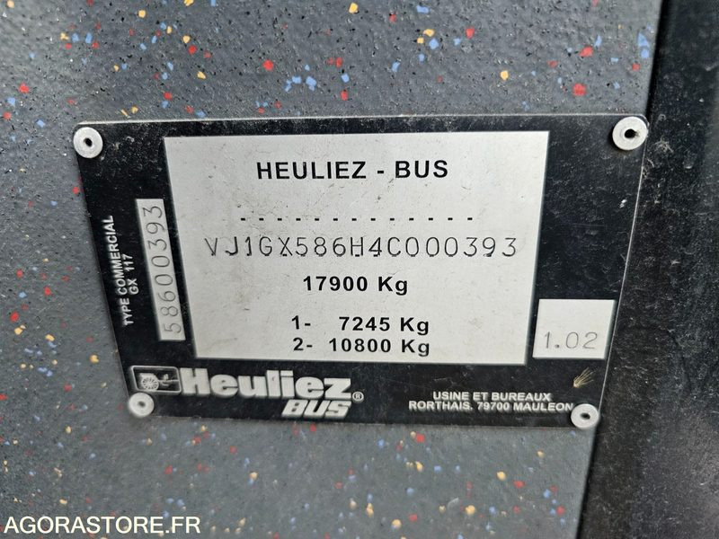 Xe bus HEULIEZ GX117 - 2003 - 503DNY92: hình 43