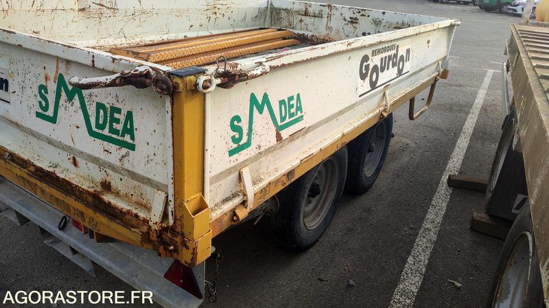 Remorque Gourdon porte pelle - Xe đầu kéo: hình 1 Remorque Gourdon porte pelle - Xe đầu kéo: hình 1