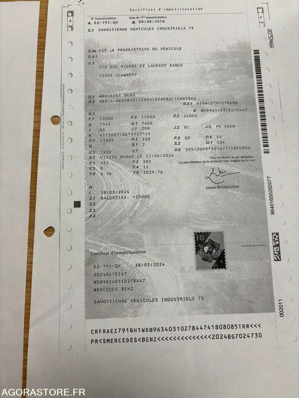 TRACTEUR 4X2 MERCEDES ACTROS 1845 2018 385 000 KM + BENNE ALUMINIUM SHMITZ 2016 - Xe đầu kéo: hình 1 TRACTEUR 4X2 MERCEDES ACTROS 1845 2018 385 000 KM + BENNE ALUMINIUM SHMITZ 2016 - Xe đầu kéo: hình 1