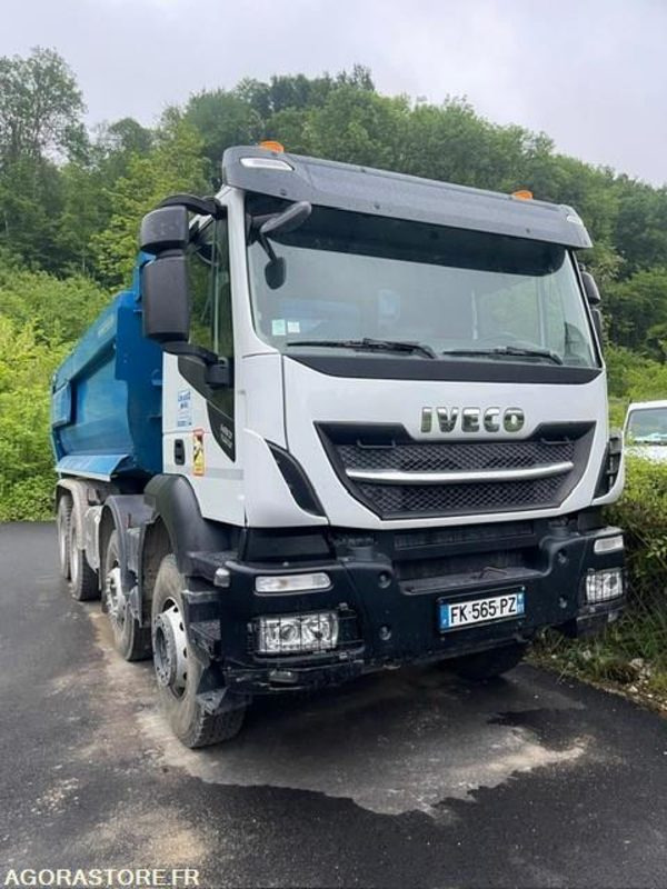 CAMION 8X4 BENNE RONDE IVECO X-WAY 480 76 000 KM 2019 - Xe tải: hình 1 CAMION 8X4 BENNE RONDE IVECO X-WAY 480 76 000 KM 2019 - Xe tải: hình 1