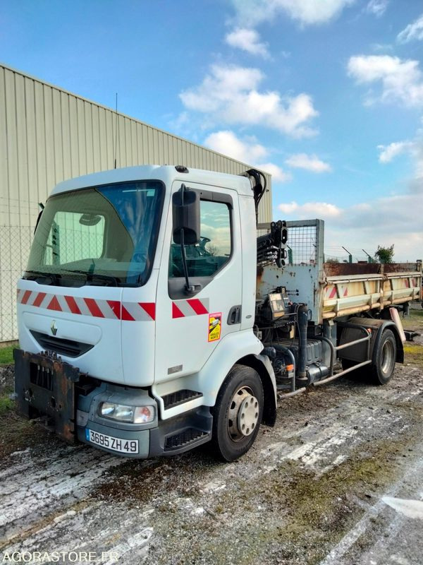 CAMION TRI-BENNE GRUE RENAULT MIDLUM - Xe tải: hình 1 CAMION TRI-BENNE GRUE RENAULT MIDLUM - Xe tải: hình 1