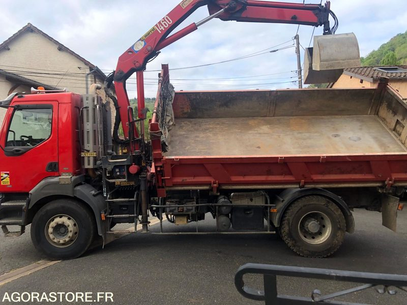 Camion Renault Kerax 340 - 755445 Kms - 2001 - Tribenne et grue - excellent état - Xe tải: hình 2 Camion Renault Kerax 340 - 755445 Kms - 2001 - Tribenne et grue - excellent état - Xe tải: hình 2