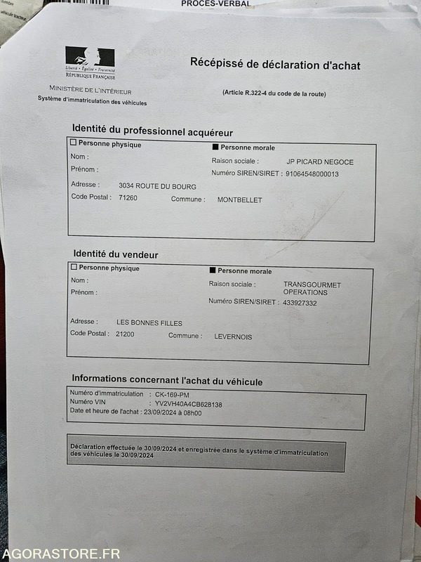 Porteur Volvo frigo - Xe tải: hình 5 Porteur Volvo frigo - Xe tải: hình 5