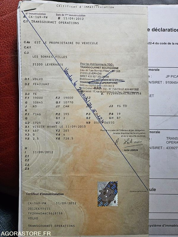 Porteur Volvo frigo - Xe tải: hình 3 Porteur Volvo frigo - Xe tải: hình 3