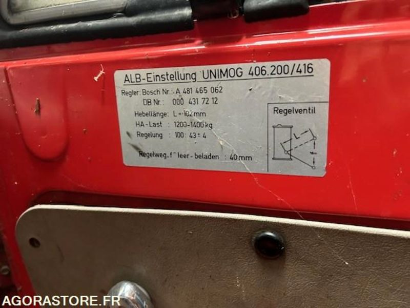Xe tải UNIMOG 406.200/416 4X4 17870 KM: hình 18