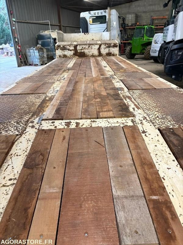 Porte engins ROBUSTE KAISER - 2010 - plancher neuf - Rơ moóc thùng thấp: hình 4 Porte engins ROBUSTE KAISER - 2010 - plancher neuf - Rơ moóc thùng thấp: hình 4