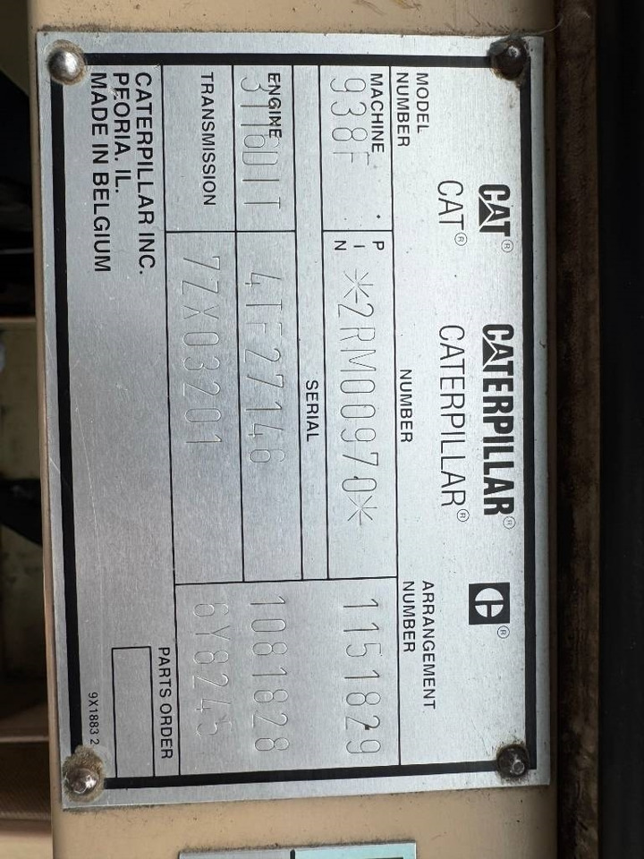 CAT 938 F II - Máy xúc lật bánh lốp: hình 5 CAT 938 F II - Máy xúc lật bánh lốp: hình 5