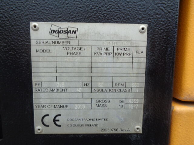 Doosan G40 - Bộ phát điện: hình 3 Doosan G40 - Bộ phát điện: hình 3