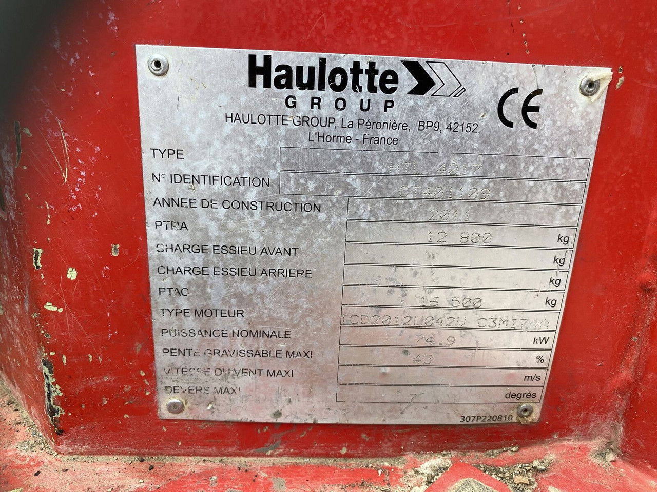 Haulotte HTL 4017 - Xe nhấc hình viễn vọng kính: hình 3 Haulotte HTL 4017 - Xe nhấc hình viễn vọng kính: hình 3