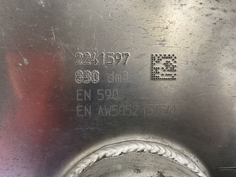 Bình nhiên liệu cho Xe tải DAF 830L, fuel tank with brackets: hình 7 Bình nhiên liệu cho Xe tải DAF 830L, fuel tank with brackets: hình 7