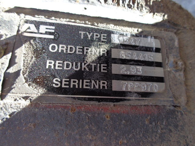 DAF Type 1347 , ALL ratios : 2.93 ; 2.64 ; 2.8 ; 3.07 . 1652704, 123 - Bộ vi sai cho Xe tải: hình 5 DAF Type 1347 , ALL ratios : 2.93 ; 2.64 ; 2.8 ; 3.07 . 1652704, 123 - Bộ vi sai cho Xe tải: hình 5