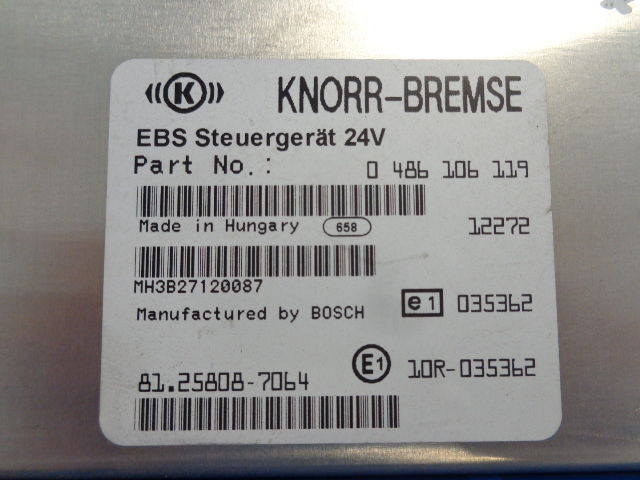 KNORR-BREMSE EBS control unit ( WORLDWIDE DELIVERY ) - ECU cho Xe tải: hình 3 KNORR-BREMSE EBS control unit ( WORLDWIDE DELIVERY ) - ECU cho Xe tải: hình 3