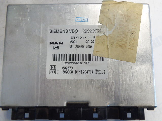 MAN elektronik FFR control unit (WORLDWIDE DELIVERY) - ECU cho Xe tải: hình 1 MAN elektronik FFR control unit (WORLDWIDE DELIVERY) - ECU cho Xe tải: hình 1