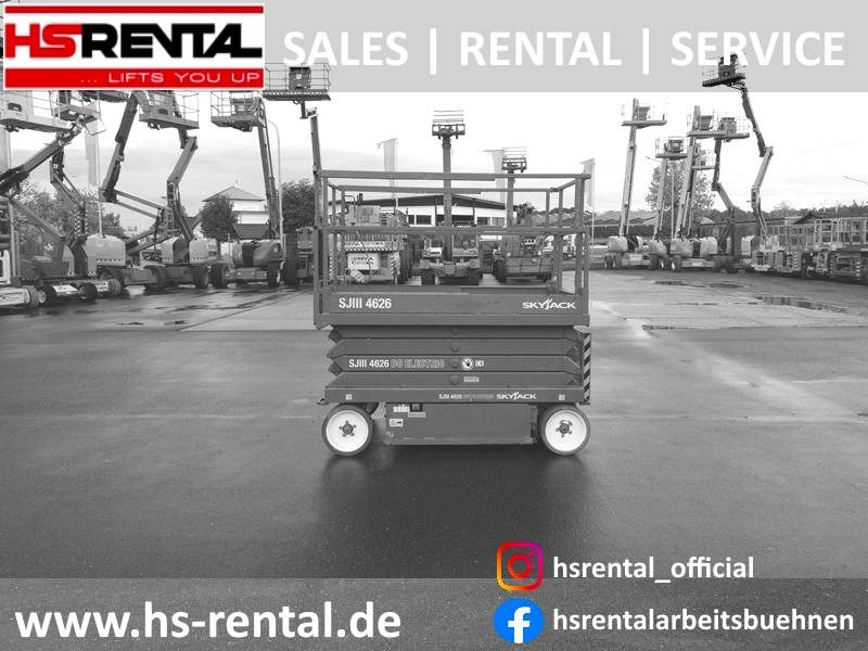 Skyjack SJ4626 elektro 10m (1478) - Máy nâng người hình kéo: hình 1 Skyjack SJ4626 elektro 10m (1478) - Máy nâng người hình kéo: hình 1