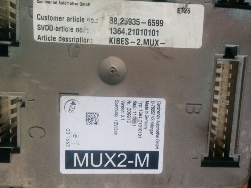 MAN MUX2-M 1364.21020101/ 1364.21010101 - ECU: hình 3 MAN MUX2-M 1364.21020101/ 1364.21010101 - ECU: hình 3