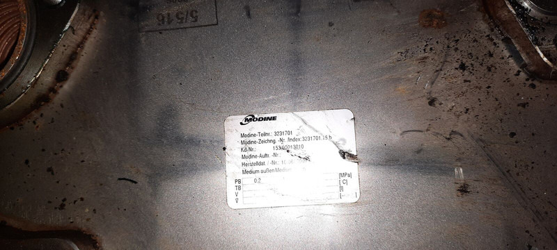 Modine -Teinr - Bộ làm mát dầu: hình 2 Modine -Teinr - Bộ làm mát dầu: hình 2