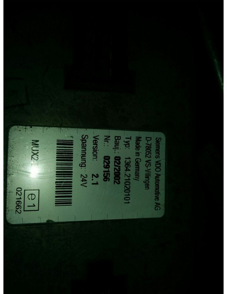 Neoplan MUX2-B - ECU: hình 4 Neoplan MUX2-B - ECU: hình 4