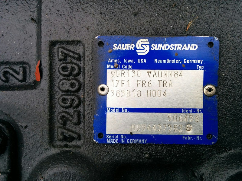 Sandler 90R130 - Bơm thủy lực: hình 3 Sandler 90R130 - Bơm thủy lực: hình 3