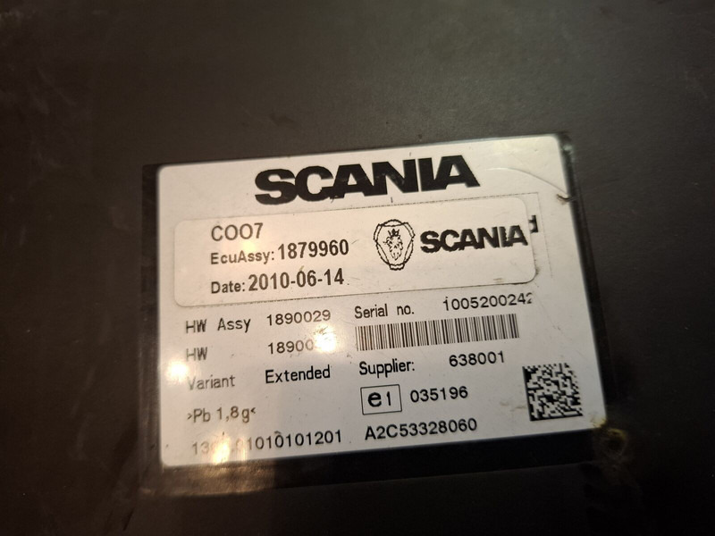 Scania C007. C006 - ECU: hình 2 Scania C007. C006 - ECU: hình 2