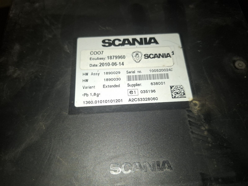 ECU Scania C007. C006: hình 9 ECU Scania C007. C006: hình 9