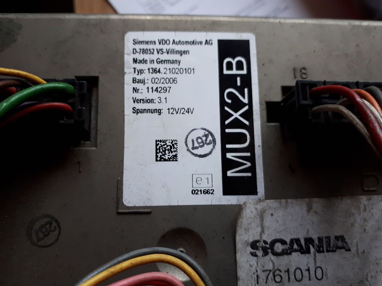 ECU cho Xe bus Scania MUX2-B MUX2-M.MUX2-B+/ ZR2-BS/ ZR2-BD   Scania Neoplan: hình 11