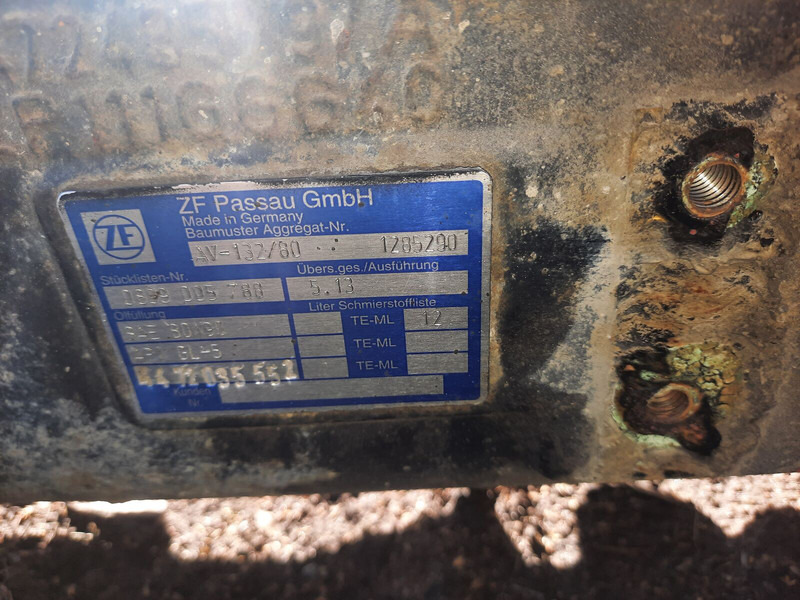 Volvo шестерни бортовой передачи ZF - Trục sau: hình 5 Volvo шестерни бортовой передачи ZF - Trục sau: hình 5