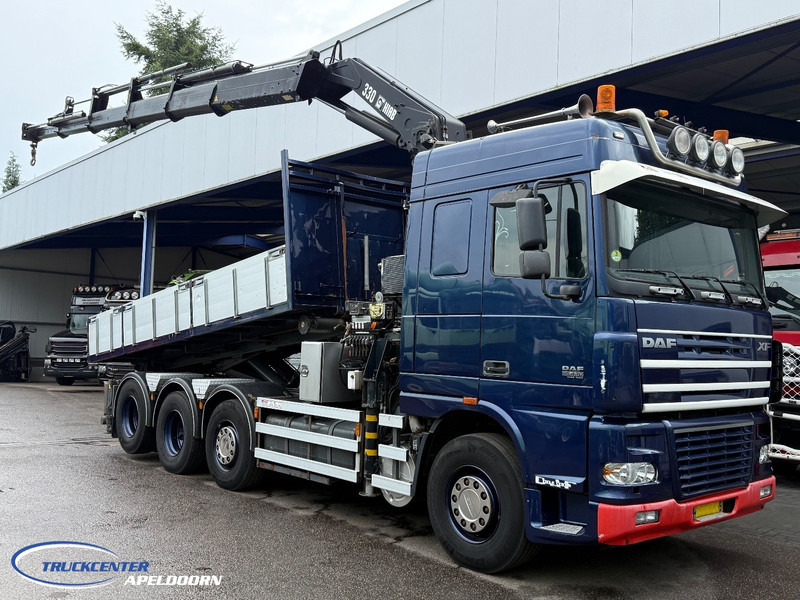 DAF XF 95.430 HIAB 330-5, 8x2 - Xe tải thùng lửng/ Phẳng, Xe cẩu tự hành: hình 1 DAF XF 95.430 HIAB 330-5, 8x2 - Xe tải thùng lửng/ Phẳng, Xe cẩu tự hành: hình 1