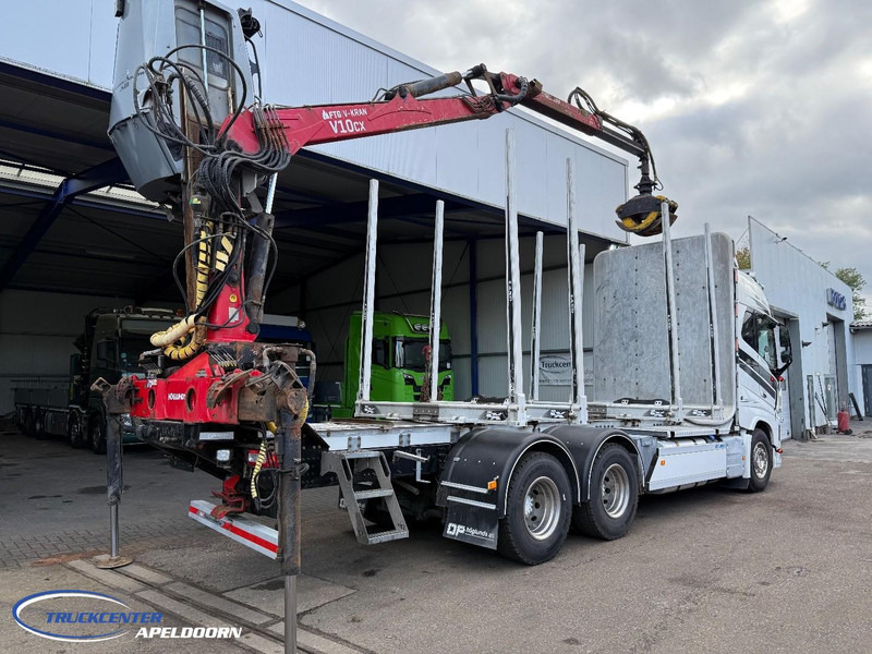 Volvo FH 650 6x4, FTG V1000X.81 laadkraan - Xe chở gỗ, Xe cẩu tự hành: hình 2 Volvo FH 650 6x4, FTG V1000X.81 laadkraan - Xe chở gỗ, Xe cẩu tự hành: hình 2