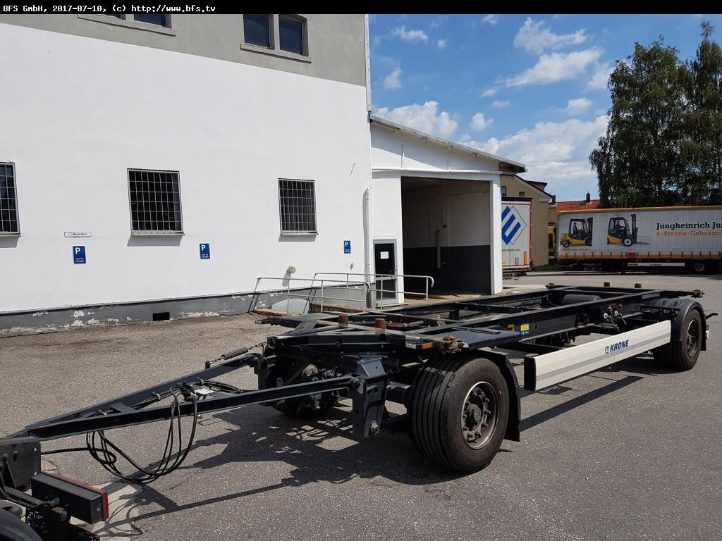 Krone Lafette AZ 18E BDF Lafette - Xe chở container/ Rơ moóc hoán đổi thân: hình 1 Krone Lafette AZ 18E BDF Lafette - Xe chở container/ Rơ moóc hoán đổi thân: hình 1