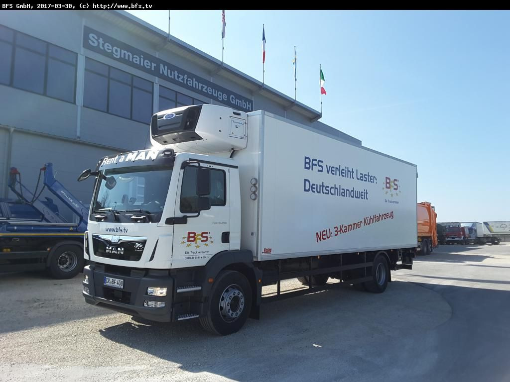 MAN TGM 18.290 4x2 LL Carrier Supra 1250MT, Längs!, MAN TGM 18.290 4x2 LL Carrier Supra 1250MT, Längs!, - Xe tải đông lạnh: hình 1 MAN TGM 18.290 4x2 LL Carrier Supra 1250MT, Längs!, MAN TGM 18.290 4x2 LL Carrier Supra 1250MT, Längs!, - Xe tải đông lạnh: hình 1