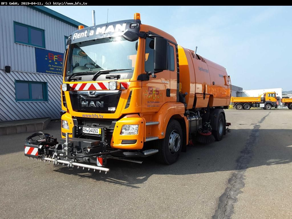 MAN TGS 18.360 4X2 LL Bucher OF 8000 RS beids. WK HD - Xe quét đường: hình 1 MAN TGS 18.360 4X2 LL Bucher OF 8000 RS beids. WK HD - Xe quét đường: hình 1