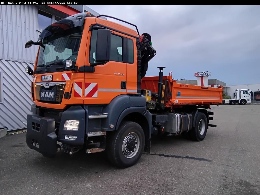 MAN TGS 18.500 4x4 BL Palfinger, WiDi, Hydrodrive - Xe ben: hình 1 MAN TGS 18.500 4x4 BL Palfinger, WiDi, Hydrodrive - Xe ben: hình 1