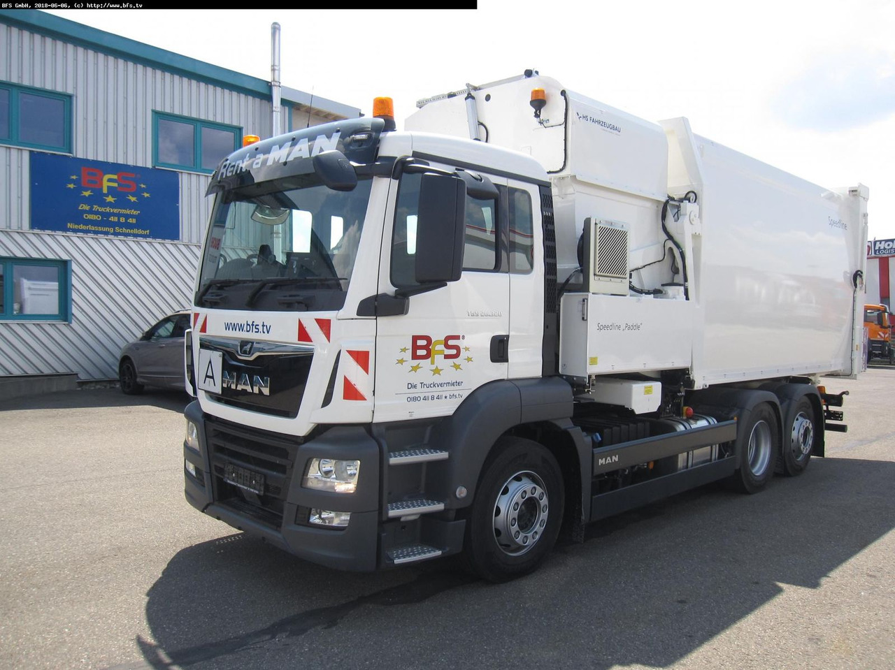 MAN TGS 26.320 6x2-4 LL HS SL Speedline 27 PPK - ViS - Xe tải chở rác: hình 1 MAN TGS 26.320 6x2-4 LL HS SL Speedline 27 PPK - ViS - Xe tải chở rác: hình 1