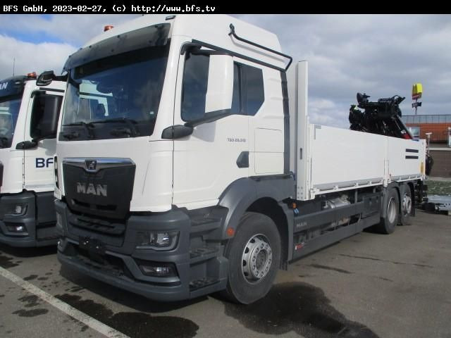 MAN TGS (TG3) 26.510 6x2-4 BL HIAB 232ES-5 X-HIPRO - Xe tải thùng lửng/ Phẳng: hình 1 MAN TGS (TG3) 26.510 6x2-4 BL HIAB 232ES-5 X-HIPRO - Xe tải thùng lửng/ Phẳng: hình 1
