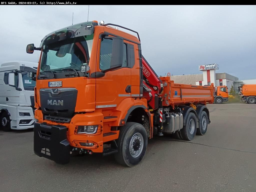 MAN TGS (TG3) 28.510 6x4-4 BL CH WiDi Fassi 15mt - Xe ben: hình 1 MAN TGS (TG3) 28.510 6x4-4 BL CH WiDi Fassi 15mt - Xe ben: hình 1