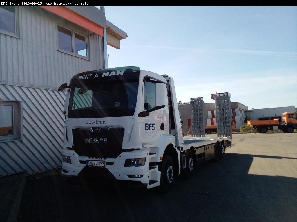 MAN TGS (TG3) 35.430 8x2-6 BL CH NN, Plattform Aufba - Xe tải kéo: hình 1 MAN TGS (TG3) 35.430 8x2-6 BL CH NN, Plattform Aufba - Xe tải kéo: hình 1